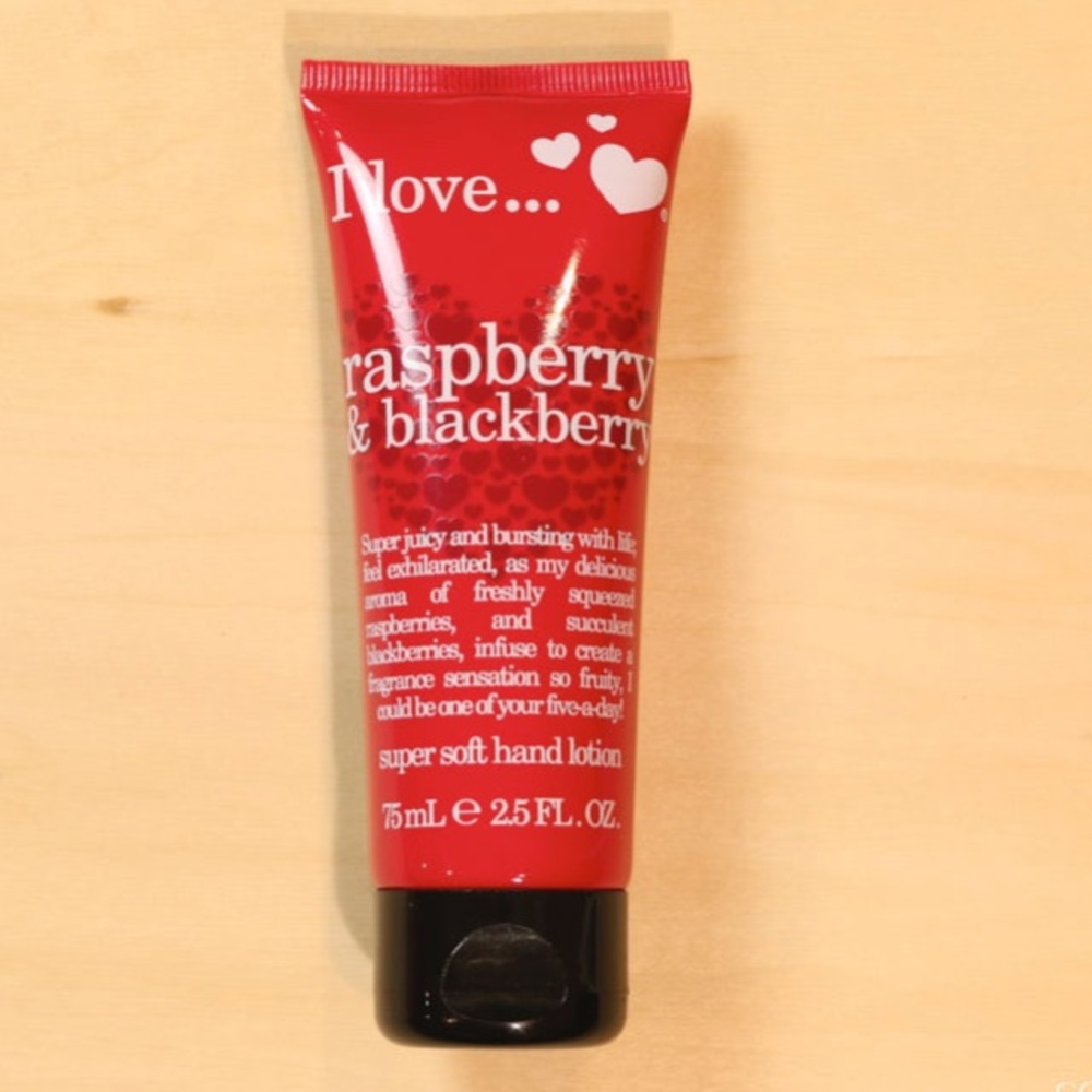 I Love Raspberry & BlackBerry Super Soft Hand Lotion